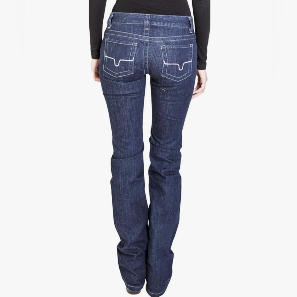 Kimes Ranch Women's Boot Cut Jeans - Dark Blue
